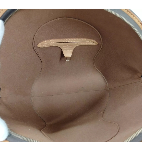 Louis Vuitton LV Hand Bag Ellipse MM Brown Monogram Brown Leather Tote Bag - Picture 14 of 15